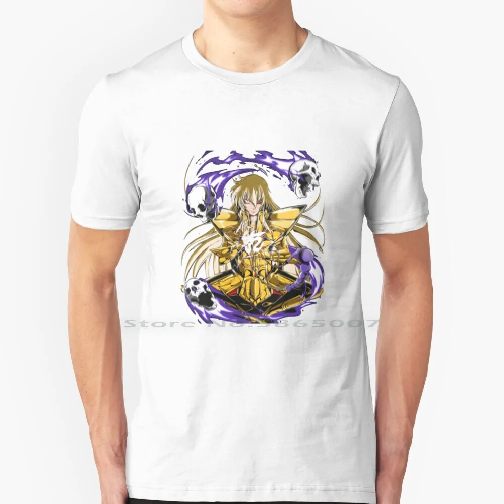 Maglietta Saint Seiya 100% Cotone Cavalieri Dello Zodiaco Pegasus Fenix Cabellero Athenea Athena Golden Knights Saint Seiyas Ikki