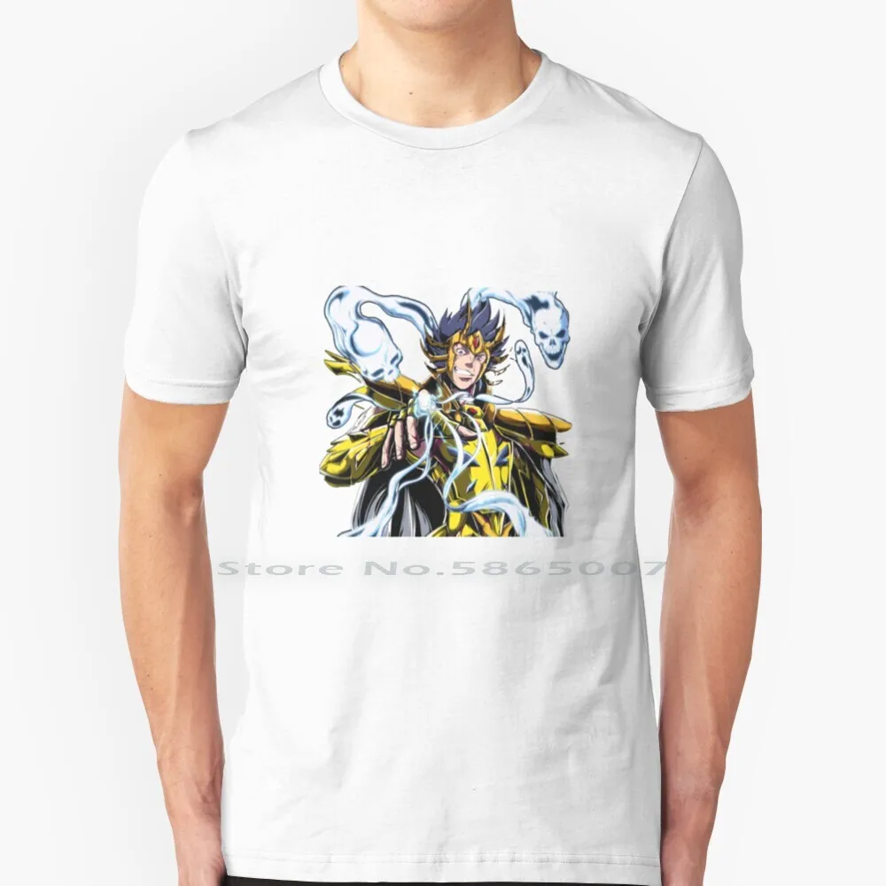 Maglietta Saint Seiya 100% Cotone Cavalieri Dello Zodiaco Pegasus Fenix Cabellero Athenea Athena Golden Knights Saint Seiyas Ikki
