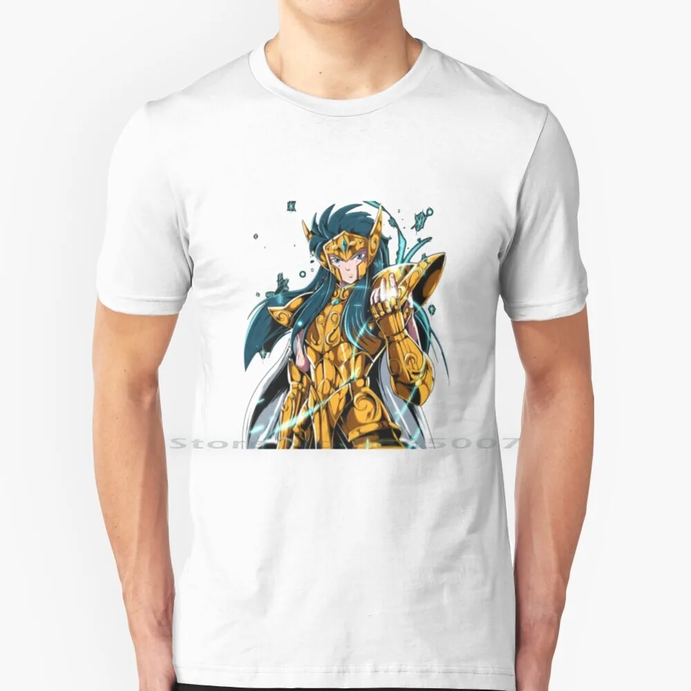 Maglietta Saint Seiya 100% Cotone Cavalieri Dello Zodiaco Pegasus Fenix Cabellero Athenea Athena Golden Knights Saint Seiyas Ikki