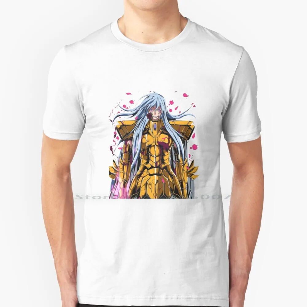 Maglietta Saint Seiya 100% Cotone Cavalieri Dello Zodiaco Pegasus Fenix Cabellero Athenea Athena Golden Knights Saint Seiyas Ikki