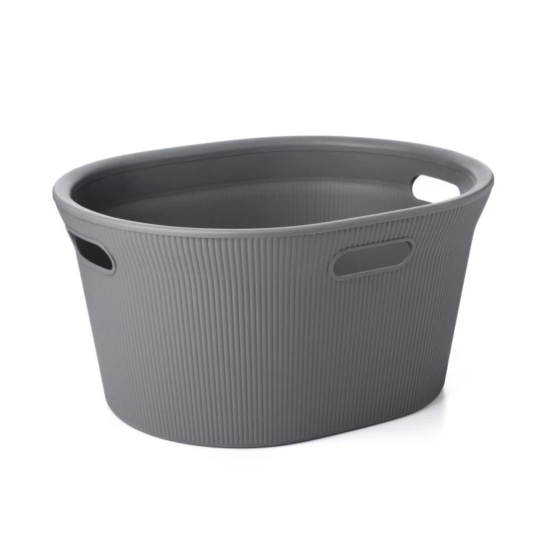 Tatay Cesto Per Vestiti Baobab 35L Grigio Antracite-Baobab Cesto Per Biancheria, 35L 52X42,5X26,5