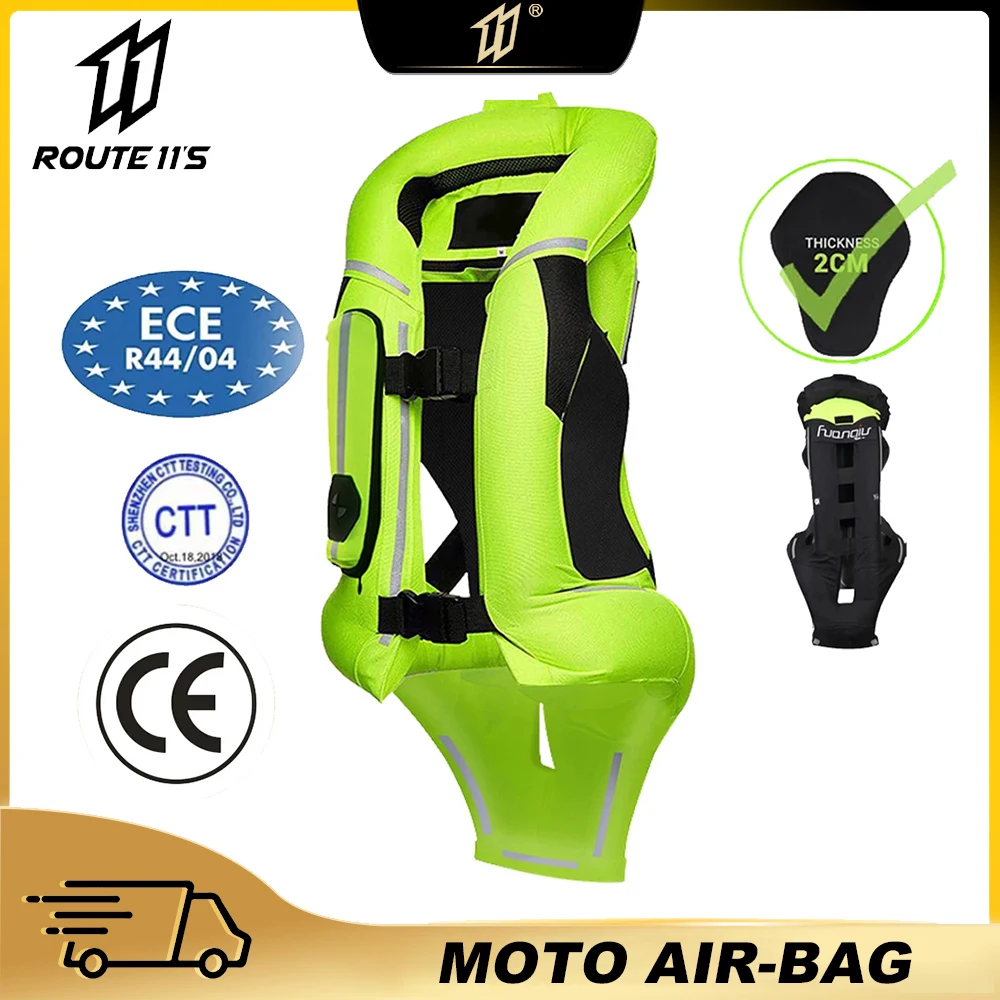 Airbag Moto Moto Airbag Gilet Motocross Racing Airbag Protettivo Ce Giacca Moto Gilet Riflettente Sicurezza Riflettente
