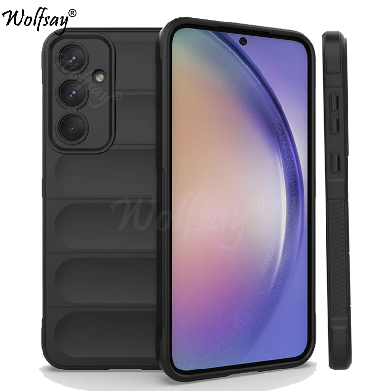 Custodia Antiurto Per Telefono Per Samsung Galaxy A35 Custodia Antiscivolo In Silicone Per Samsung A35 Custodia Per Samsung A35 5G 6.6 Pollici