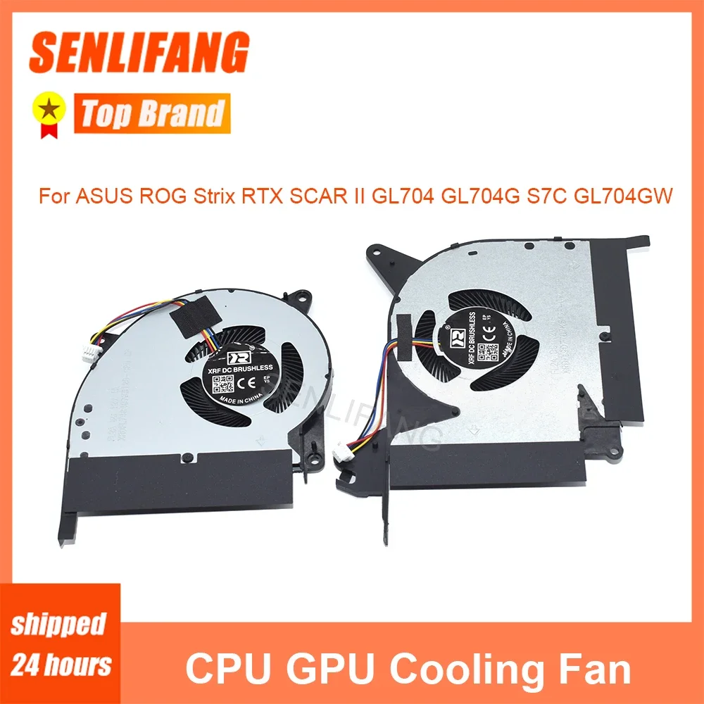 Nuova Ventola Gpu Cpu Per Laptop Per Asus Rog Strix Rtx Scar Ii Gl704 Gl704G S7C Gl704Gw Cooling Muslimate