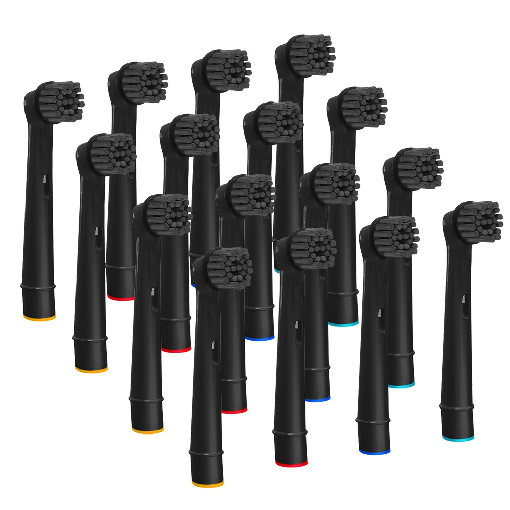 16 X Sostituzione Testine Spazzolino Elettrico Per Braun Oral B Setola Morbida, Vitalità Dual Clean/Professional Care Smartseries