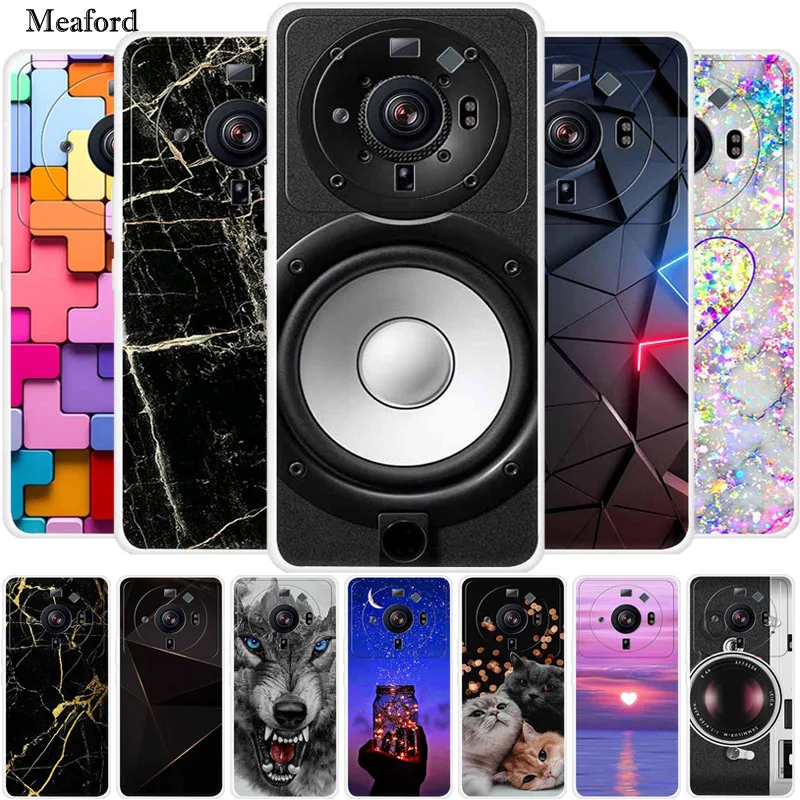 Per Xiaomi 12 S Ultra Case Cartoon Silicone Tpu Custodia Morbida Per Telefono Posteriore Per Xiaomi 12 Ultra 12 S Ultra Funda Antiurto Coque