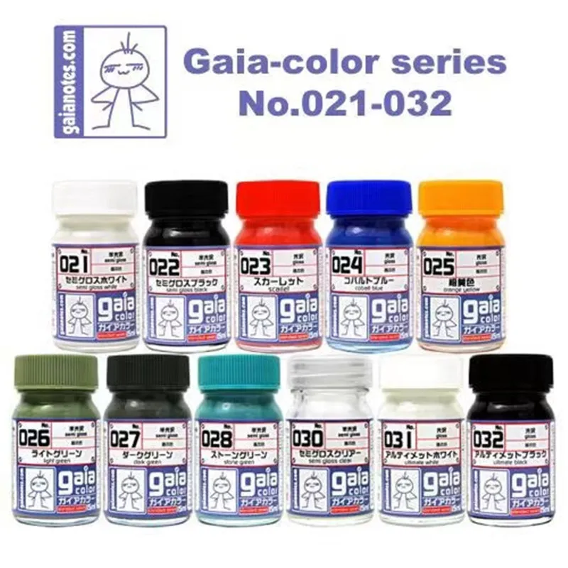 Gaia Vernice Oleosa Colore Base Colore Trasparente Colore 15Ml Modello Colorazione Militare Gunpla Plastica 01-24
