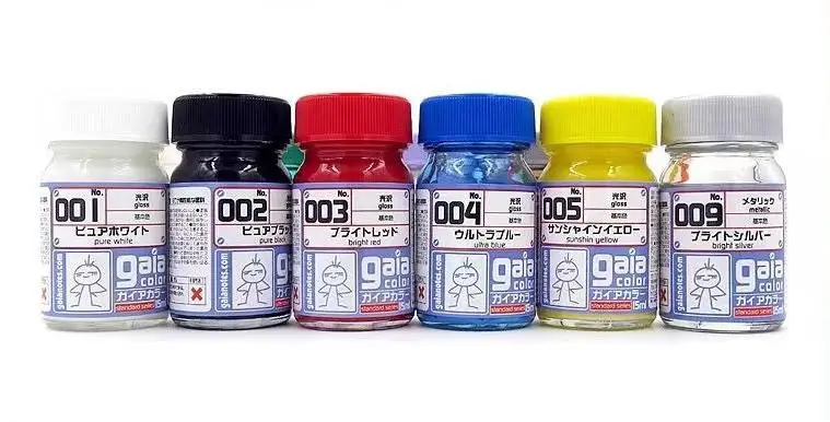 Gaia Vernice Oleosa Pigmento Modello Fluorescente Colorazione Base Trasparente Tono Della Pelle 049-108 Gunpla Modello Di Auto 15Ml