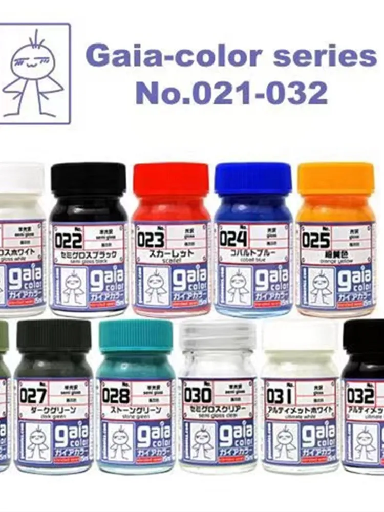 Vernice Oleosa Colore Base Gaia Colore Trasparente Colore 15Ml Modello Colorazione Militare Gunpla Plastica 25-71