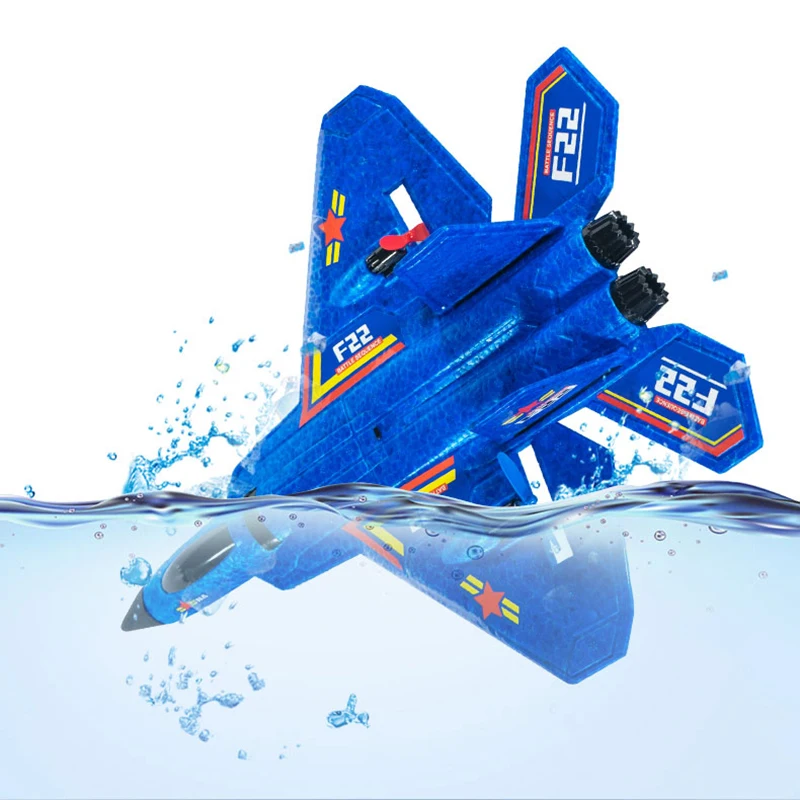 Rc Plane F22 Fighter Elicottero Telecomandato 2.4G Radio Control Aereo Epp Foam Waterproof Glider Aircraft Toys For Children