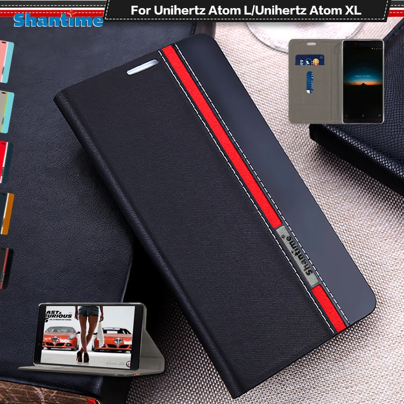 Custodia In Pelle Pu Di Lusso Per Unihertz Atom L Flip Case Per Unihertz Atom Xl Custodia Morbida In Silicone Tpu Cover Posteriore