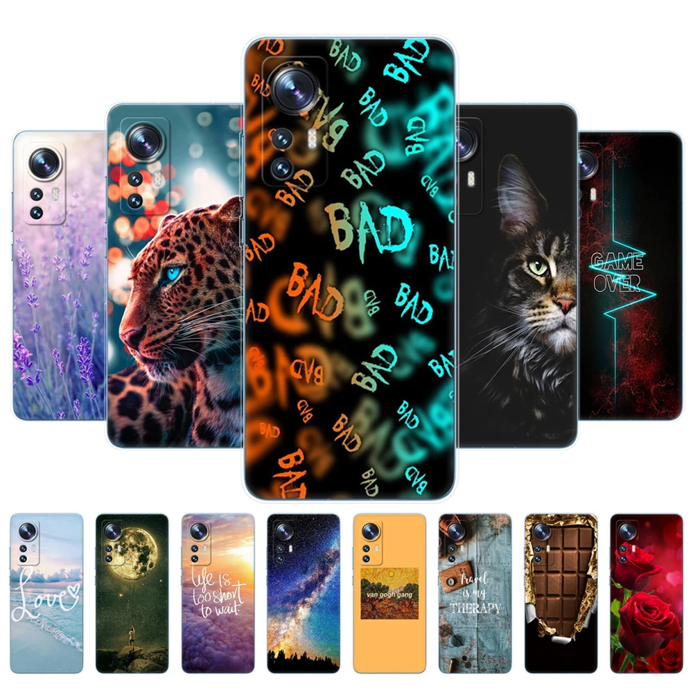 Per Xiaomi 12 12X Custodia Per Xiaomi 12 Pro Custodia Cover Posteriore In Silicone Per Xiaomi Mi 12 Xiaomi 12X Mi 12 Lite Custodia Per Telefono Paraur