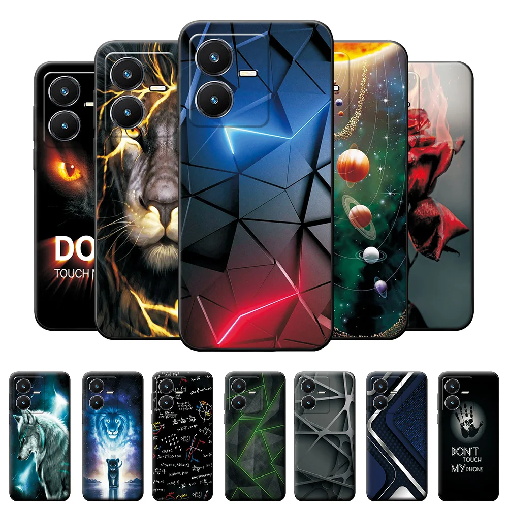 Per Vivo Y22S Custodia Per Vivo Y22 Custodia Morbida In Silicone Custodie Per Telefono Per Vivo Y22S Y22 4G Cover Posteriore Protezione Paraurti Funda