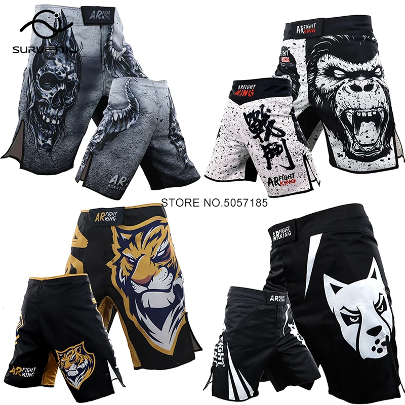 Pantaloncini Mma Tiger Muay Thai Pantaloncini Da Boxe 2024 Wrestling Prestazioni Tecniche Arti Marziali Grappling Kickboxing Pants Fight Wear