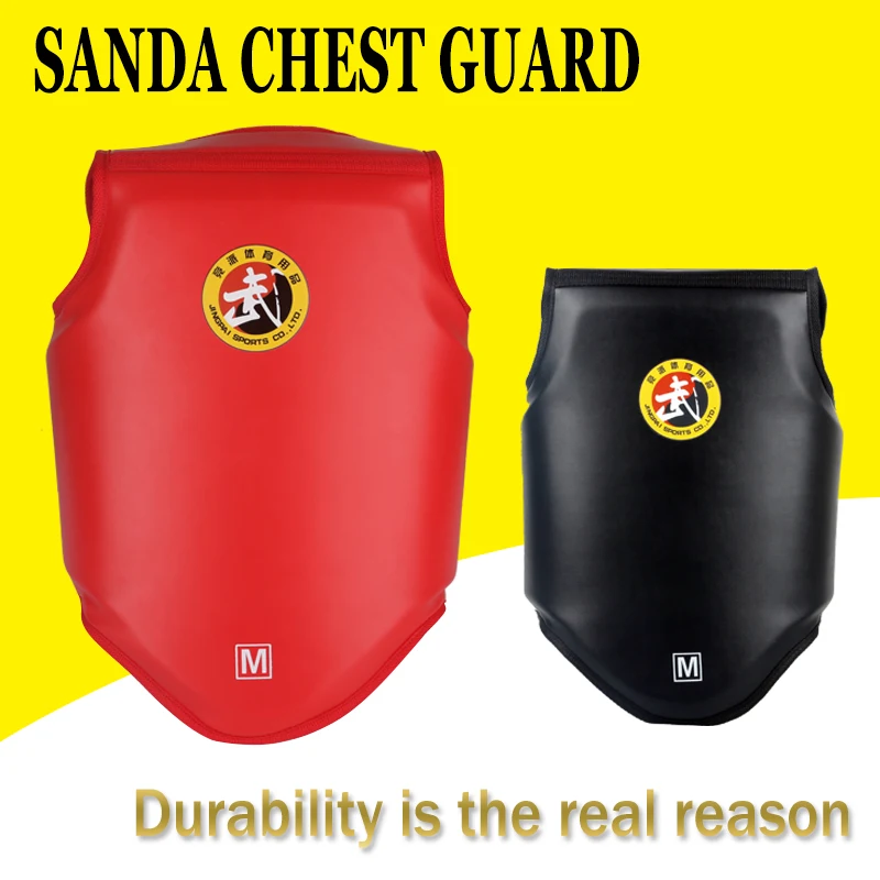 Protezioni Pettorali Mma Sanda Wrestling Back Support Body Gear Kick Boxing Proforce Sparring Maschile Fighting Protezioni Pettorali Nere Sport