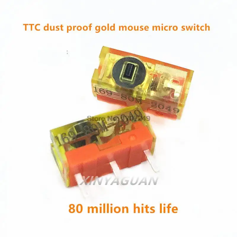 Spedizione Gratuita Nuovo Arrivo Ttc Antipolvere Oro Micro Interruttore 3Pin Oro Contattore 80 M 80 Milioni Di Clic Ttc Oro Micro Pulsante