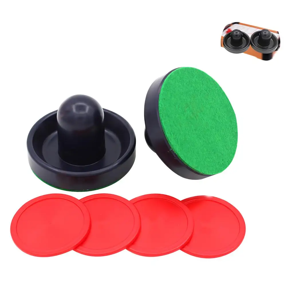 Air Hockey Puck Paddle Kit Ergonomia Size Training Kids Sostituzione