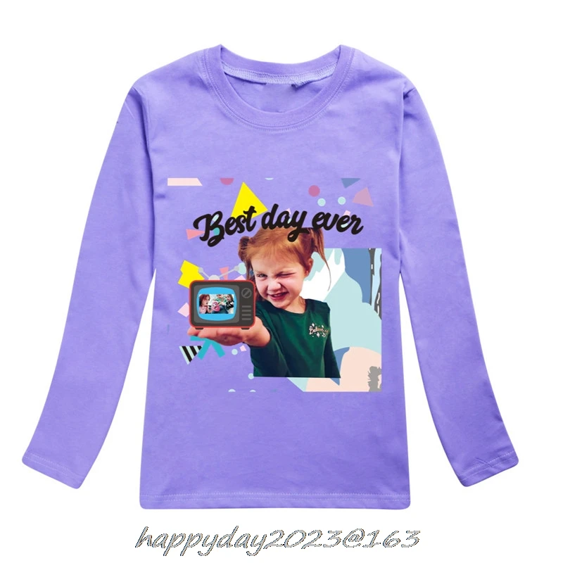 Fashion Children'S Clothing New A For Adley Spring Fall Boy Girl Cotton Long Sleeve T-Shirt Sweatshirt Pullover Kids Casual Tops