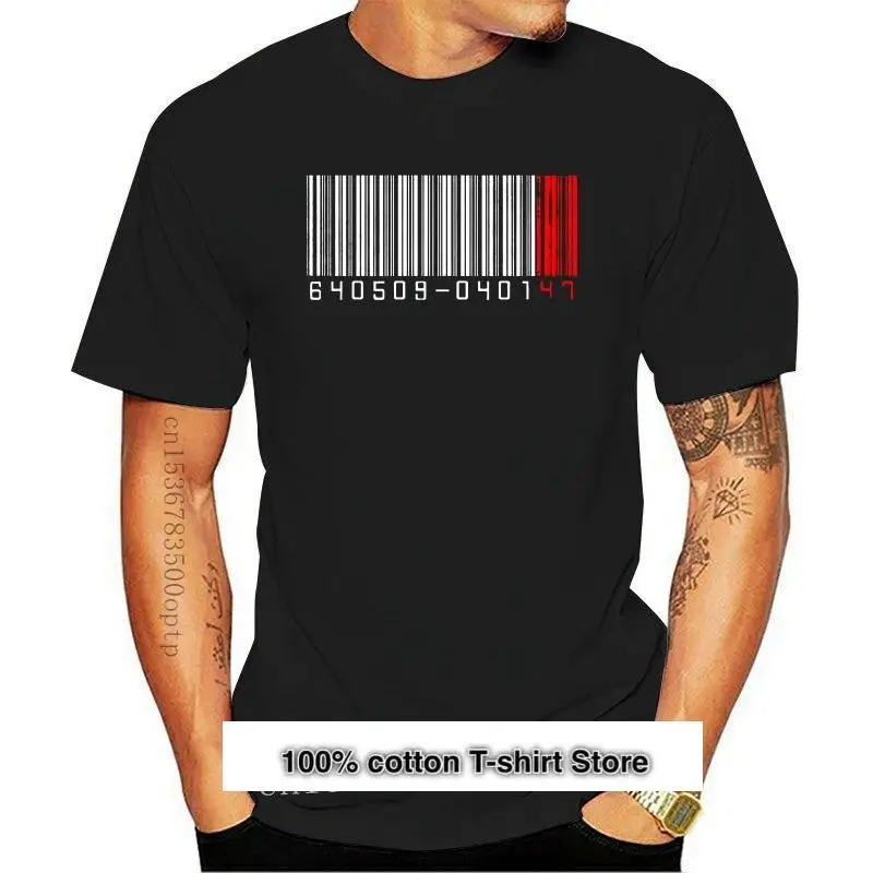 Camiseta Numero 47 De Hitman, Código De Barras, Código De Barras, Nr, Nueva Camiseta De La Pelitula Del Juego Nummer Numero 47