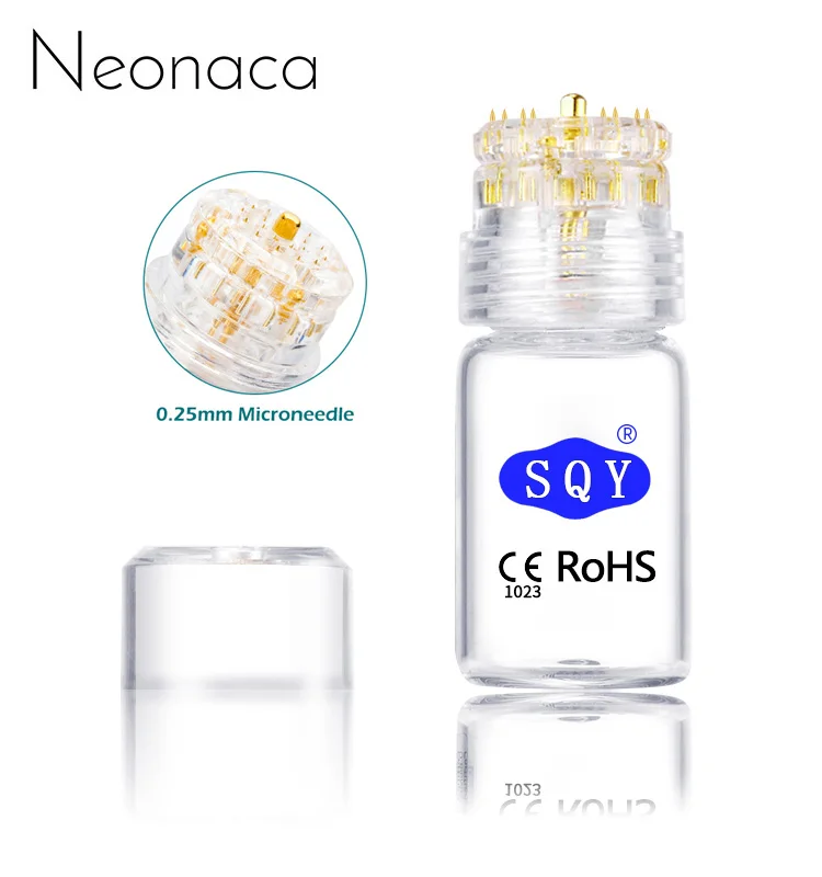 Hydra Meostherapy Derma Roller Titanium Microneedle Rughe Rimozione Dell'Acne Micro Roller Pelle Idratante Sbiancante Aghi Derma