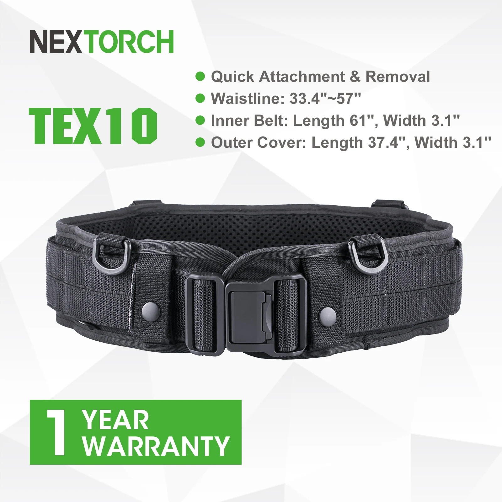 Set Di Cinture Tattiche Multifunzionali Set Di Cinture Da Combattimento Set Di Cinture In Nylon Quick Draw System Tex10