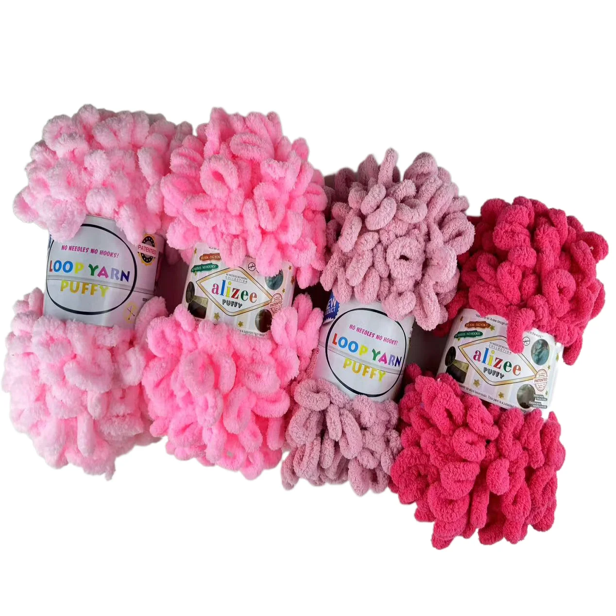 Filati Per Coperte Per Dita Filati Ad Anello Gonfio Filati Morbidi All'Uncinetto Filati Per Maglieria A Dita Soffici Filati Soffici Tessuti A Mano Gro