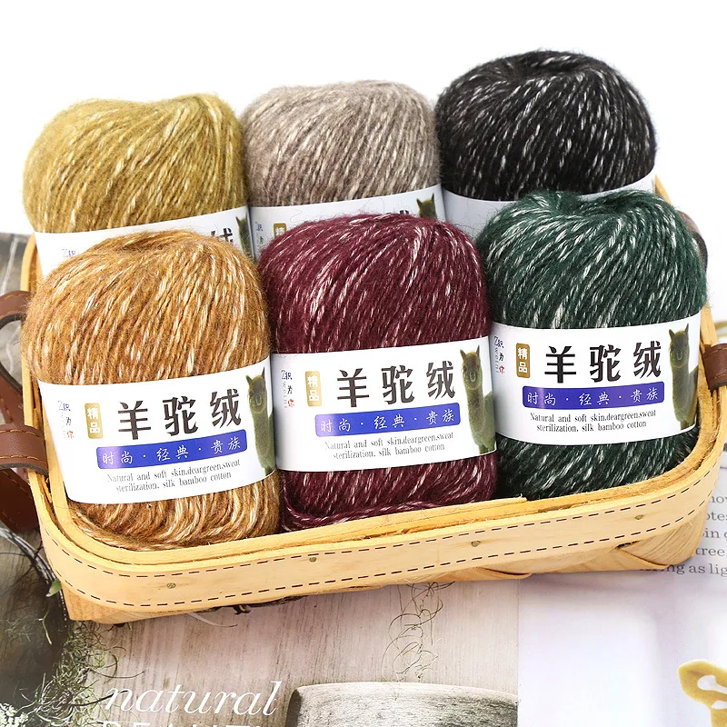 5 Pezzi Di Lana Di Alpaca Lana Media Grossa Lana Cashmere Linea Sciarpa Materiale Pacchetto Linea Cappotto Maglione Di Lana Intrecciata A Mano
