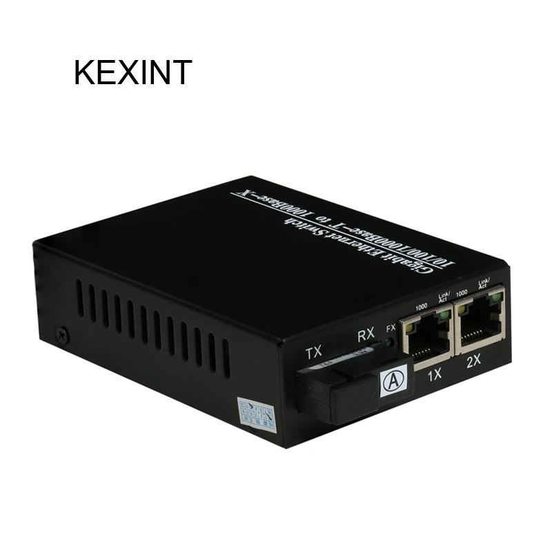 Convertitore Multimediale A 2 Porte In Fibra Ottica Kexint Media Online Serie Switch In Fibra 10/100/1000M