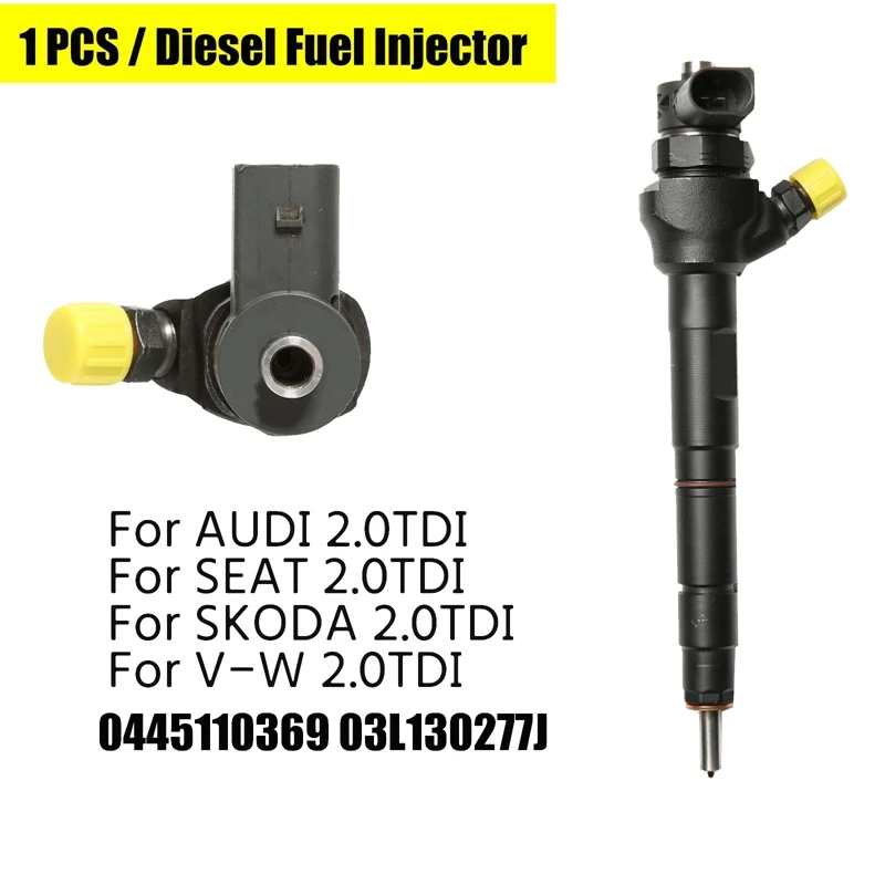 Ugello Iniettore Carburante Diesel Per Vw A4 A6 Q5 Seat Skoda 2.0 Tdi 0445110646 0445110369 03 L130277J 03L130277Q-Boom