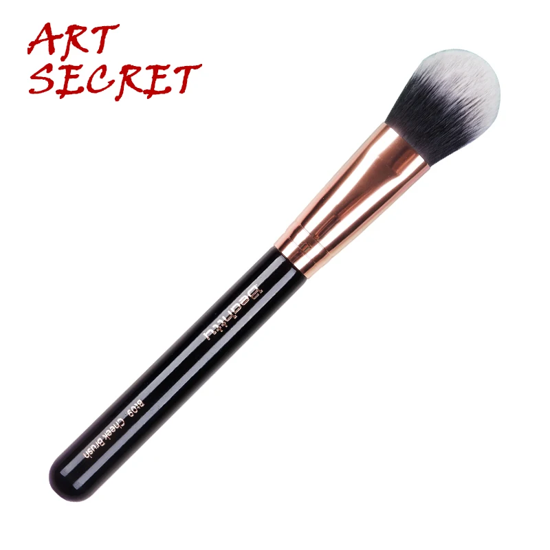 Artsecret Pro Cheek Blusher Powder Blush Brush Duo Fiber Rose Gold Ferrule Makeup Strumenti Cosmetici Bt09