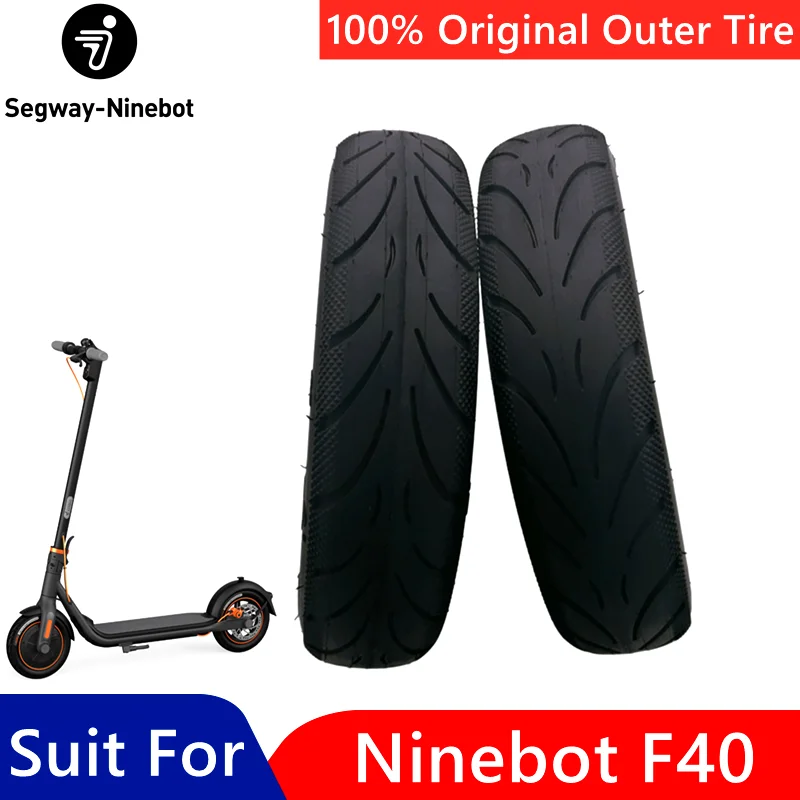 Pneumatico Esterno Originale 10X2.125 Per Sostituzione Pneumatici Ruota Esterna Ninebot F40 Smart Scooter Elettrico Ninebot F40 Kickscooter