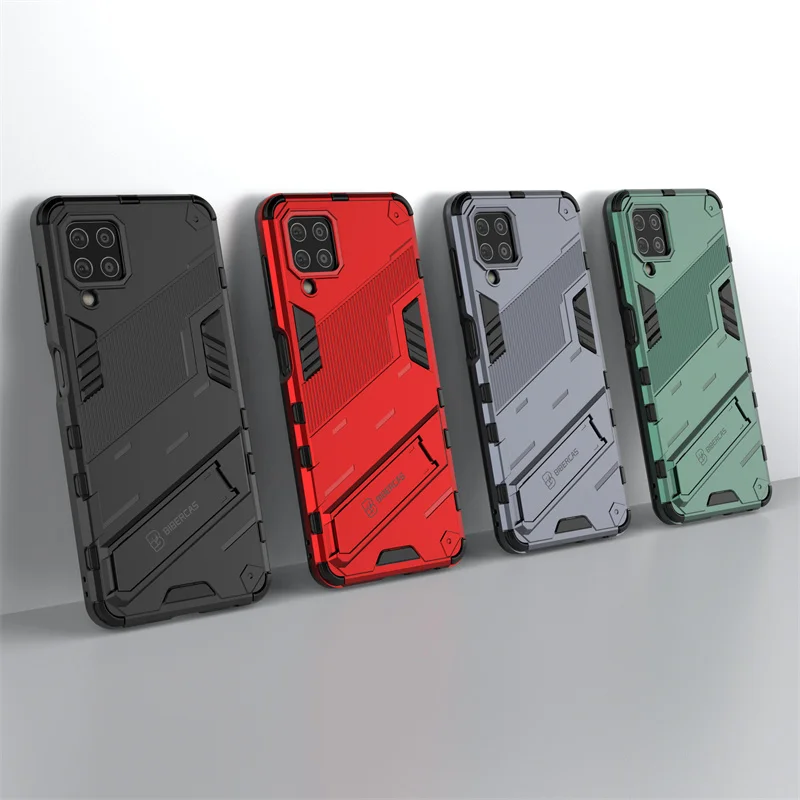 Custodia Porta Per Samsung Galaxy M32 Cover Per Samsung M32 Capas Pc Antiurto Kickstander Copertura Completa Per Samsung M 32 M32 Fundas