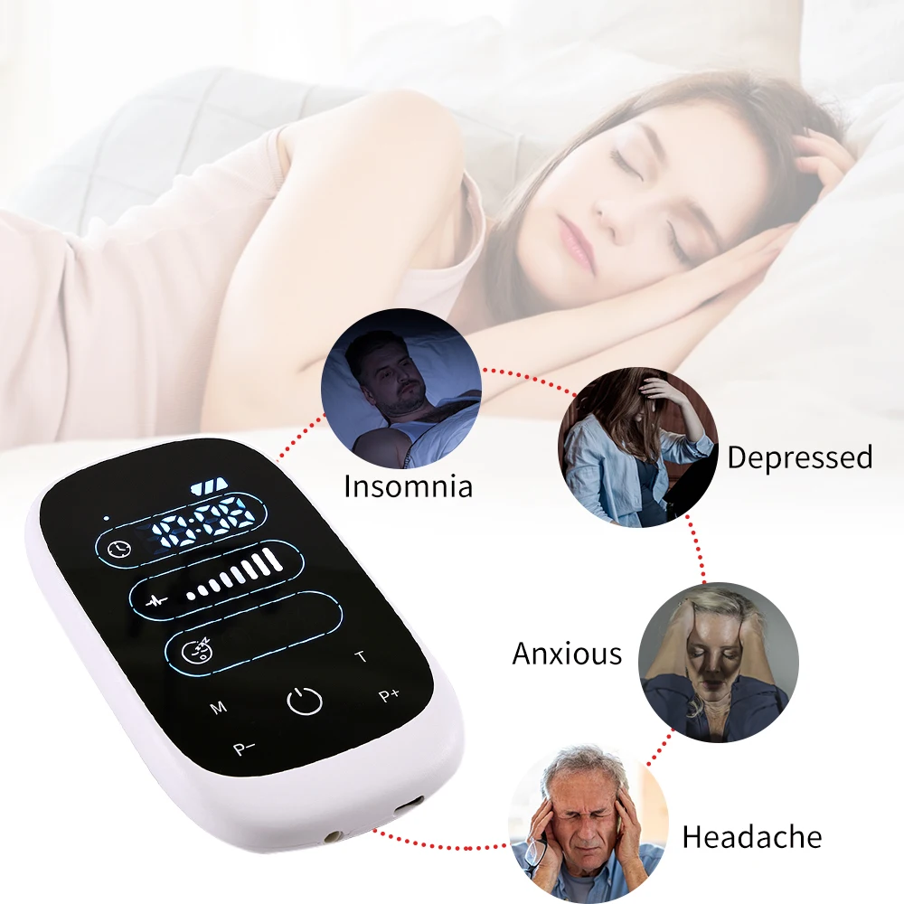 Ces Sleep Aid Treatment Trattamento Della Testa Allevia L'Insonnia Depressione Fatica E Rilassamento Touch Screen
