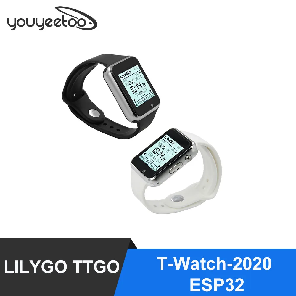 Interazione Ambientale Indossabile Programmabile Dell'Esposizione Di Tocco A 1.54 Pollici Del Chip Principale Esp32 Di Lilygo Ttgo T-Watch-2020
