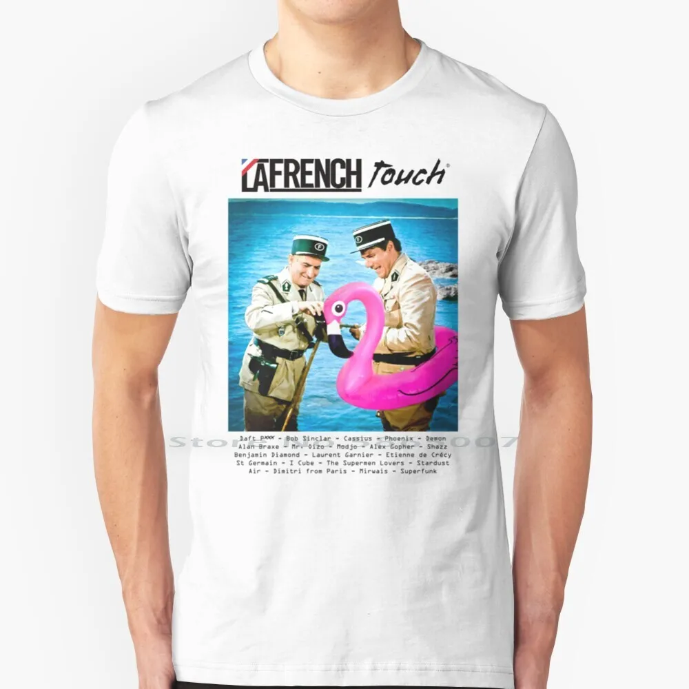 Cozze Fishing : Model By La French Touch & Laurent Label F Communication T Shirt Cotton 6Xl The French Touch House Music