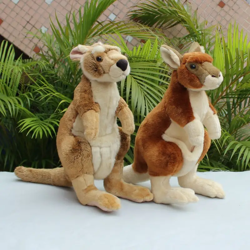 Realistico Canguro Alta Fedeltà Carino Quokka Plushie Canguro Peluche Animali Realistici Simulazione Bambola Di Pezza Kawai Giocattolo Regalo