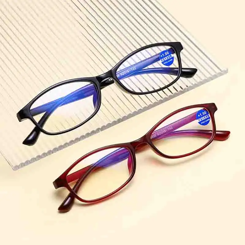 New Gradient Frame Fashion Occhiali Da Lettura Anti-Blu Unisex Anziani Ipermetropia Lettura Giornale Guardare Occhiali Da Lettura Tv