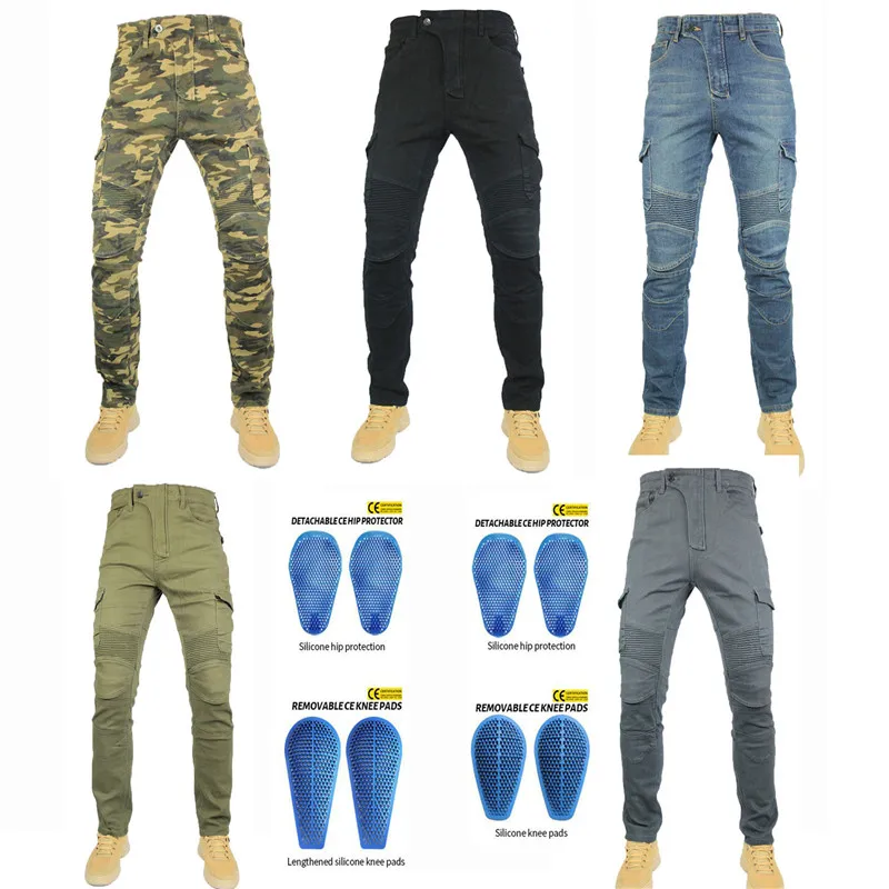 Abbigliamento Invernale Moto Pantalon Moto Motosiklet Jeans Pantalon Motocross Accessori Moto Novità Camo Street Pants
