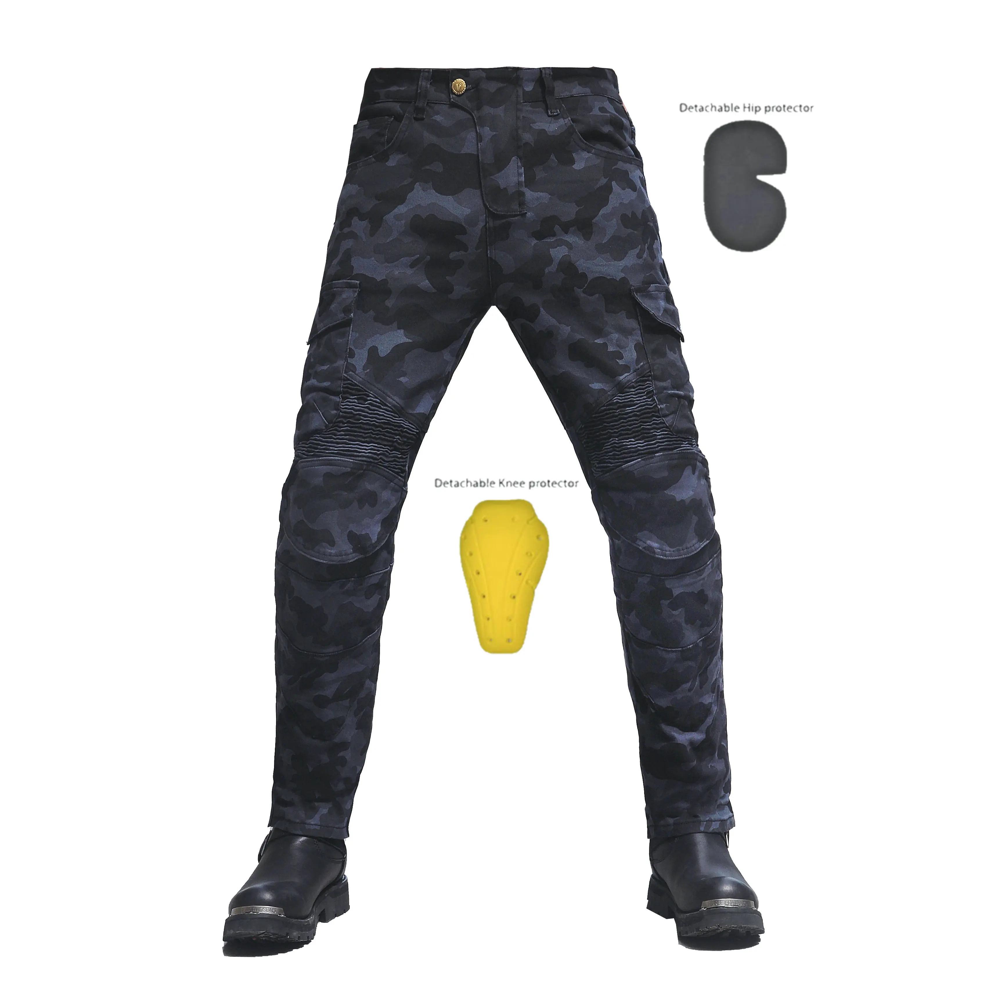 Pantaloni Moto Jeans Mimetici Pantalon Moto Homme Racing Pantaloni Motocross Pantaloni Protettivi Motorpoof Calador Masculina