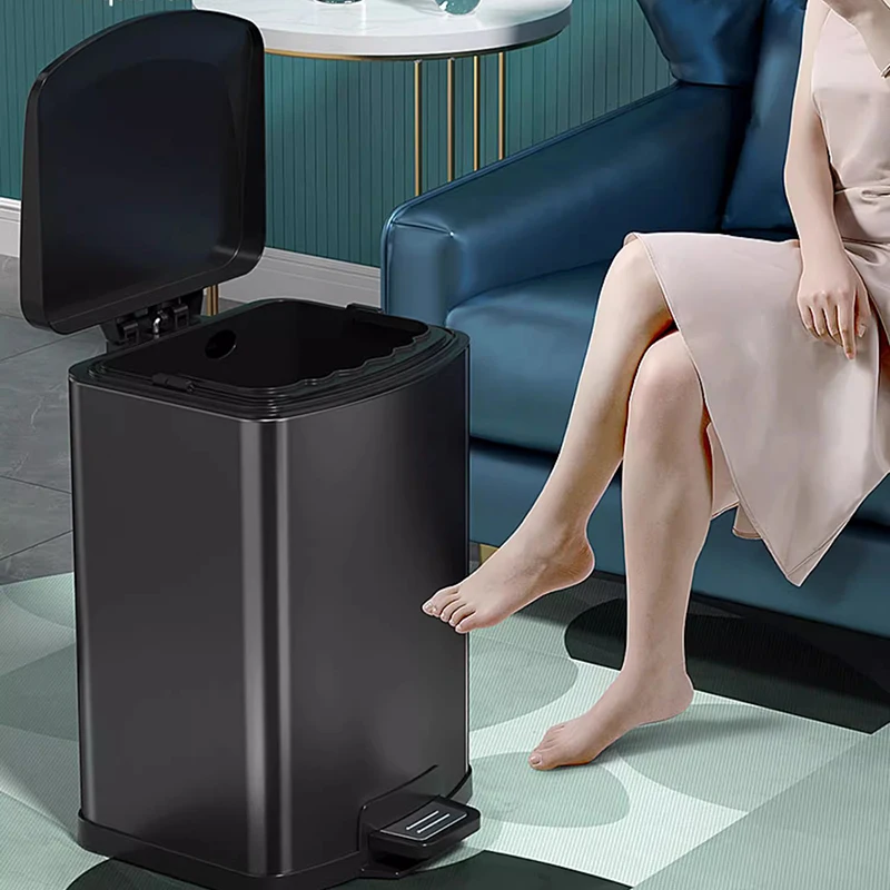 Pattumiera Da Cucina Pattumiera Da Bagno Cestino Da Tavolo Pattumiera Con Coperchio Sacchetti Cubo Basura Cocina Strumenti Per La Pulizia Della Casa