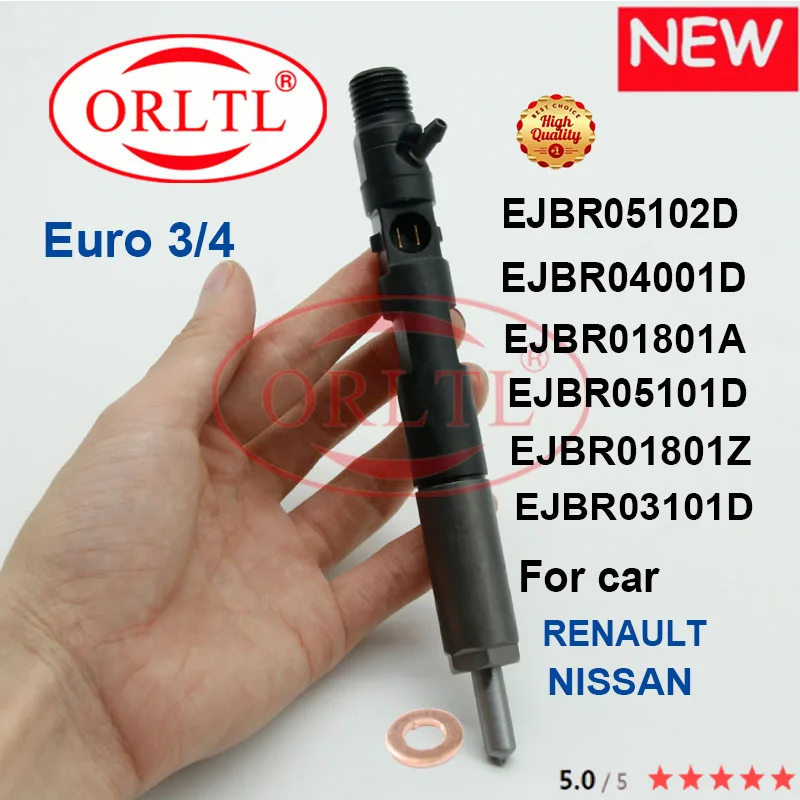 Nuovo Originale Ejbr05102D Ejbr04001D Ejbr01801A Ugello Ejbr05101D Ejbr01801Z Ejbr03101D Nuovo Iniettore Diesel Per Renault Nissan