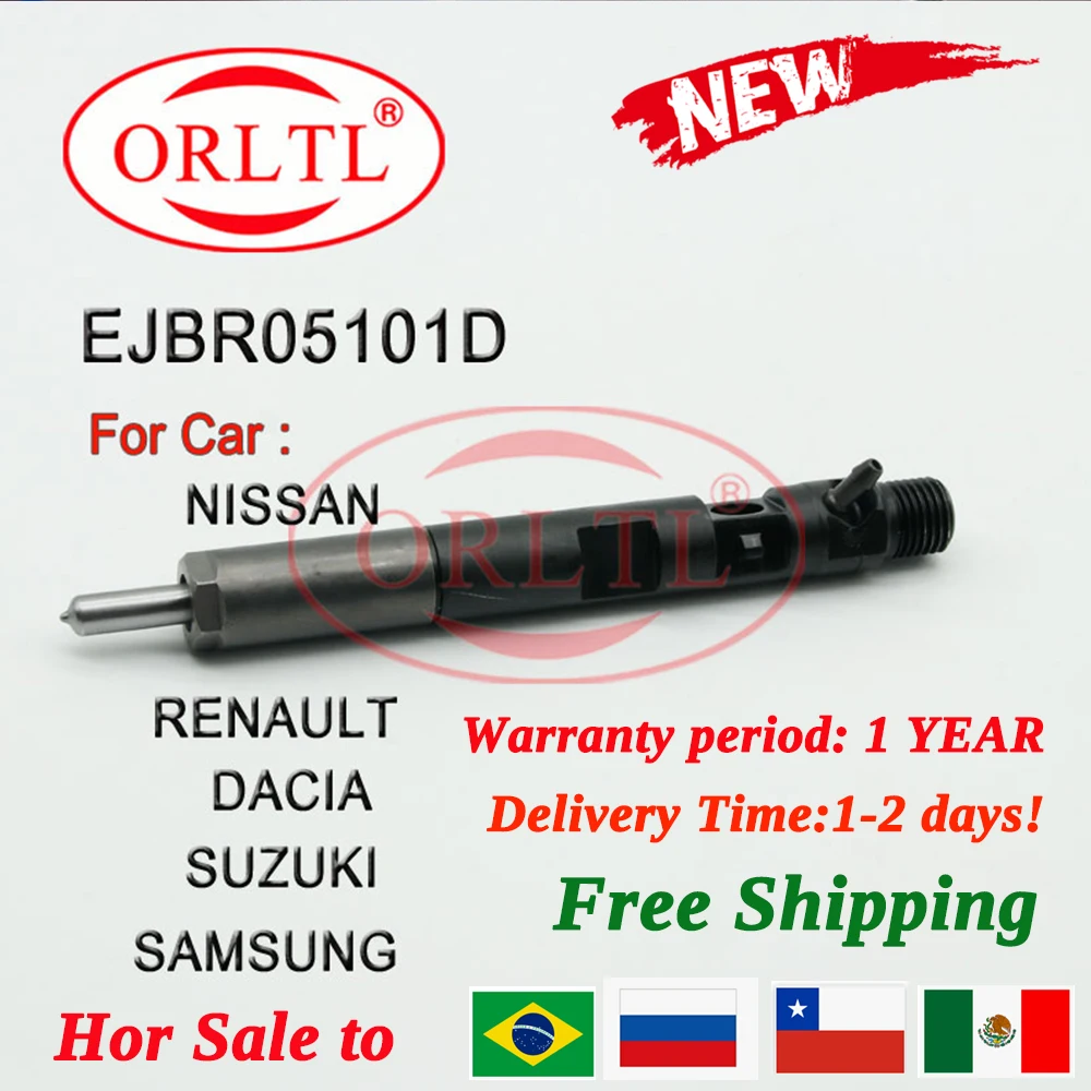 Auto Ejbr03101D Ejbr05101D Ugello Di Iniezione Di Carburante Ejbr04001D Ejbr01801A Ejbr01701Z Ejbr02101Z Ejbr01401Z Ejbr04101D Per Renault