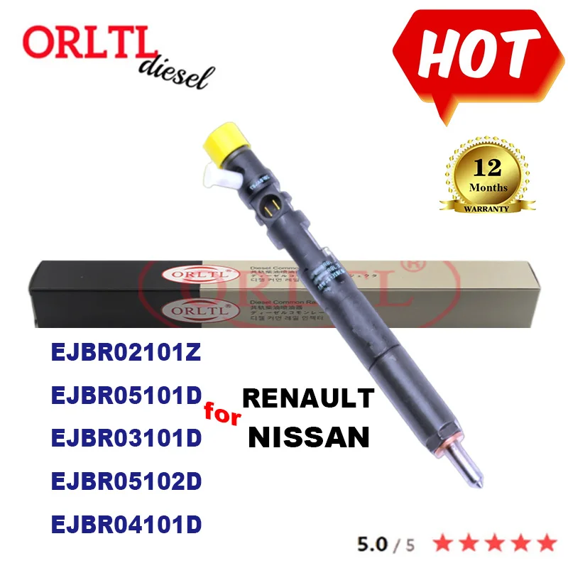 Nuovo Muslimate Ejbr05101D Ejbr03101D Ejbr05102D Ejbr04101D Iniettore Di Carburante Originale Per Renault Nissan Euro 3/4