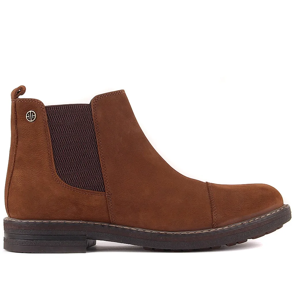 Sail Lakers-Tan Nubuck Men Chelsea Boots