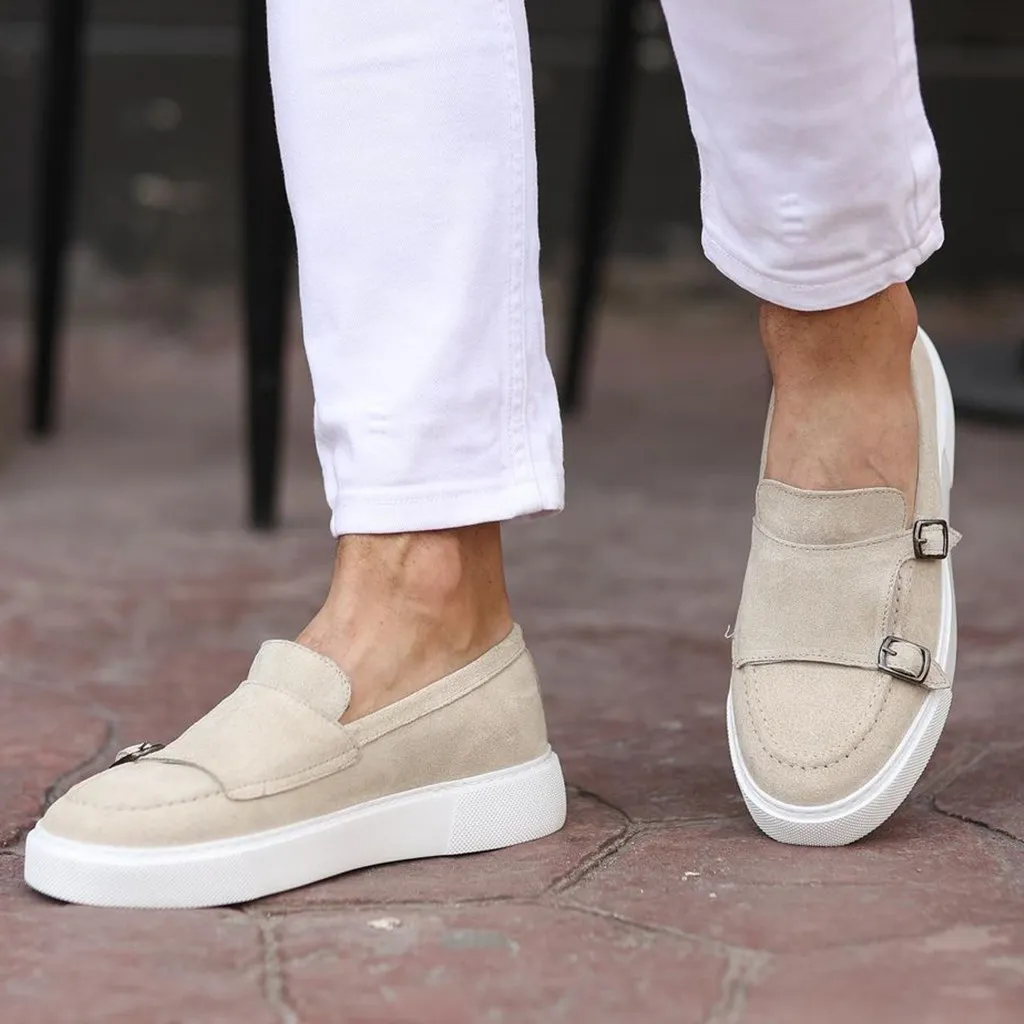 Scarpe Da Uomo Slip-On - Casual Da Uomo In Vera Pelle-Scarpe Da Barca Da Uomo-Scarpe In Pelle Fatte A Mano-Made In Tatrkiye
