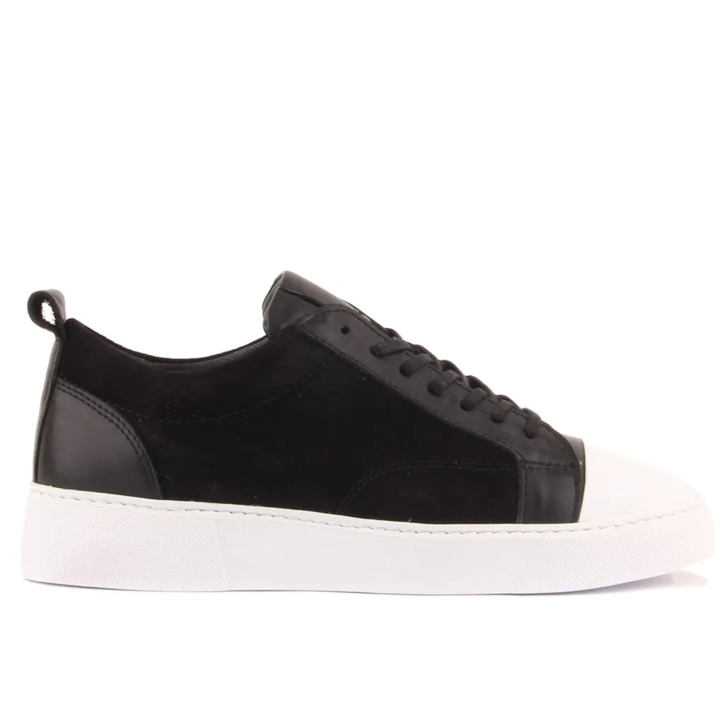 Sail Lakers-Black Suede, Leather Men'S Casual Shoes