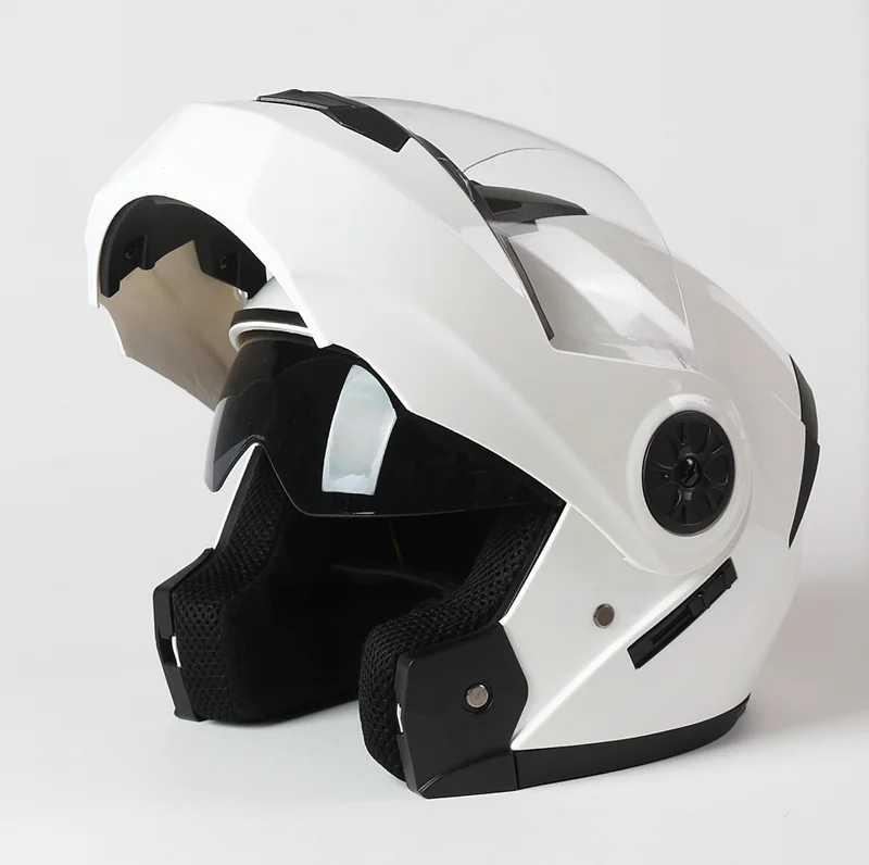 Dot Certification Safe Men Motorcycle Flip Up Helmets Casco Moto Riding Abs Material Helmet Dot Certification Casque 2020