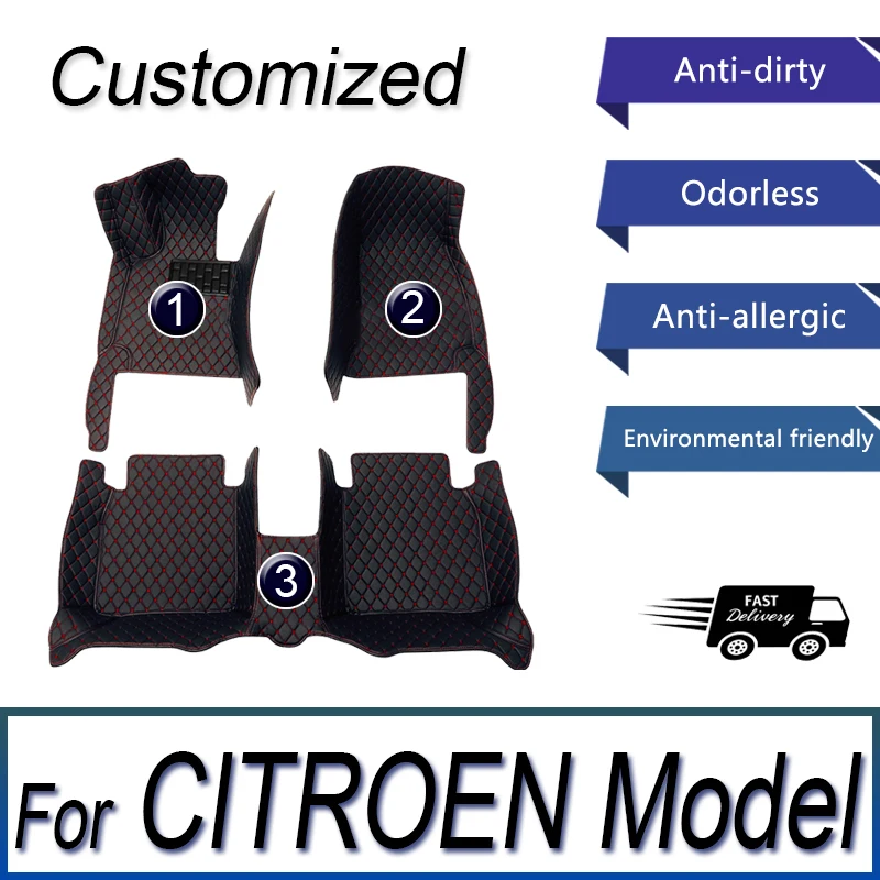 Tappetini Auto Per Citroen Escort Bronco Sport Transit Connect Forte Gt Line Thunderbird Flex Ka Accessori Auto
