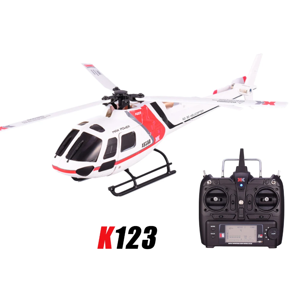 Wltoys Xk K110 6Ch 3D 6G Sistema Telecomando Brushless Rc Elicottero Bnf Senza Trasmettitore K100/K120/K123 /K124