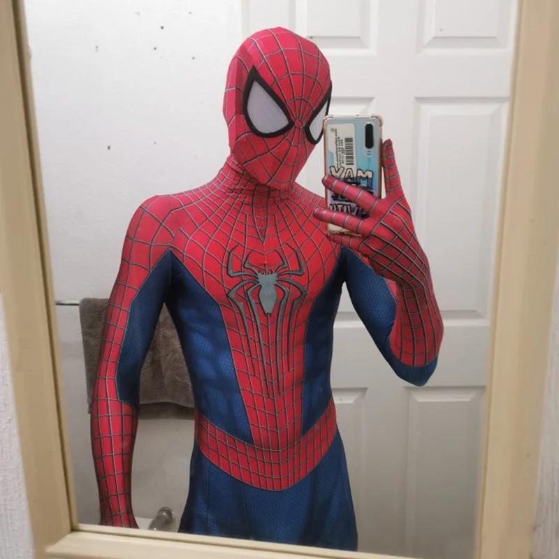 Adulto Incredibile Spiderman Costume Cosplay Supereroe Tasm 2 Zentai Abiti Cosplay Costume Di Halloween Spiderman Abiti Corps Complet